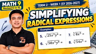 Simplifying Radical Expressions - Grade 10 Math - Term 2 Week 2