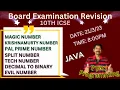 Java Number Program Revision Magic Number Krishnamurty Pal Prime Split Number Tech Number