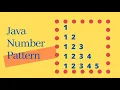 Number Pattern - 1 Program Logic in Java Java Full Course
