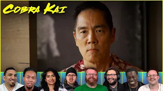 reactors reacting to chozen returns cobra kai 3x4 the right path