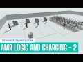 AMR Logic Charging 2 Material Transfer Process Flow Model Build Flexsim Tutorial Leansimcorp