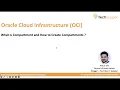 The compartment in Oracle Cloud Infrastructure