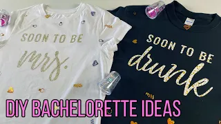Cricut DIY Bachelorette Party Shirts DIY Bach Party Ideas