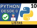 Listas List en Python Curso Python 3 10