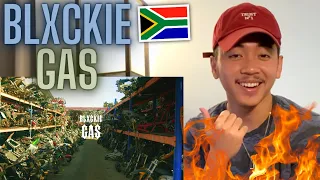 Blxckie - Gas (Official Music Video) AMERICAN REACTION! South African Rap Music 🇿🇦🔥