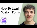 Clipchamp-How to Load Custom Fonts 2025 Full Guide