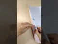 Super Easy BINDING METHOD with rubber band and paper clip