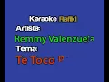 Remmy Valenzuela - Te Toco Perder Karaoke Demo