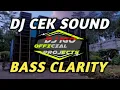 Download Lagu DJ CEK SOUND BASS CKARITY || Paling Enak Buat Cek Sound 2022