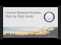 2024 License Renewal Process