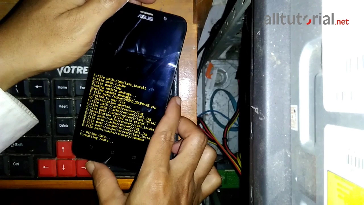 CARA MENGATASI PERMASALAHAN ASUS ZENFONE 2 (ZE550/551ML) GAMBAR JAM MUNCUL ILANG