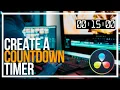 HOW TO MAKE A SIMPLE TIMER IN DAVINCI RESOLVE