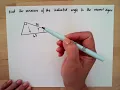 How to find the measure of the indicated angle