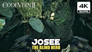 code vein 2 josee the blind hero boss fight 4k 60fps pc highest settings 