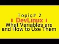 Bash Shell Scripting - Topic 2
