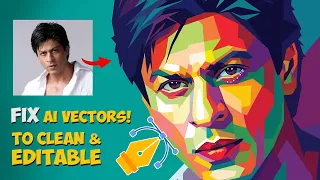 Fix Image to Vectors! Turn Them into Clean, Editable in Illustrator