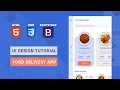 Food Delivery App HTML CSS BOOTSTRAP Speed Coding with Source Code