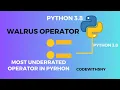 Unlocking Python s Efficiency with the Walrus Operator Walrus operator in python 3 8