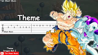 Dragon ball Z OST - Fight Time Guitar Tutorial