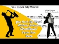 Download Lagu You Rock My World - Michael Jackson [SheetMusic] Tenor Sax Voice