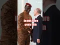 Download Lagu Ibrahim traore meets and greats president Putin #ibrahimtraoré #putin #politics#russia #burkinafaso