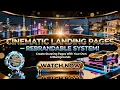 New Update! Create Cinematic Landing Pages With Custom AI Backgrounds Rebrandable System Demo