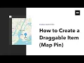 Figma Tutorial on Creating Draggable UI Elements - Drag and Drop Map Pin Explained