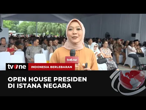 Warga Antusias Hadiri Open House Jokowi di Istana Negara