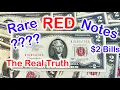 What is RED Seal Note RARE Currency 2 Bill THE REAL TRUTH about money