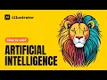 How to use Adobe Illustrator AI Generator Artificial Intelligence TEXT TO VECTOR TOOL Tutorial