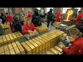 Inside the 24K Gold Factory  How Mining Ore Is Refined Into Gold Bars Full Process