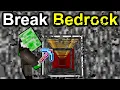 How to BREAK BEDROCK Fast in Minecraft 26 2 Easy Method