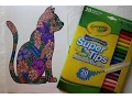 Floral Cat Coloring Cats and Dogs