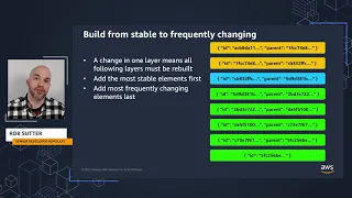 AWS Lambda Container Image Support Optimizing Lambda container images E5