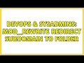 DevOps SysAdmins mod - rewrite redirect subdomain to folder
