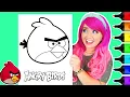 Coloring Angry Birds Red Coloring Page Ohuhu Art Markers