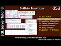 053 Built in Functions Part 2 Creating Date from Date Parts SSMS TSQL Tutorial
