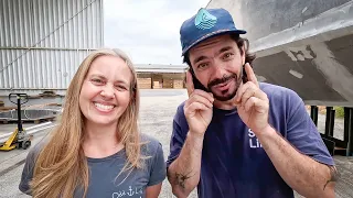 ⛵️The biggest change yet in the building of our Sailboat!! Ep. 388