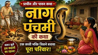 नाग पंचमी की प्राचीन कथा | नाग माता ने बचाया पूरा परिवार | Nag Panchami Ki Kahani | हिंदी कहानी