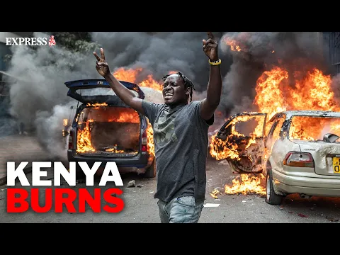 Video Thumbnail: Kenya descends into CHAOS as MASSIVE violent protests erupt against police brutality