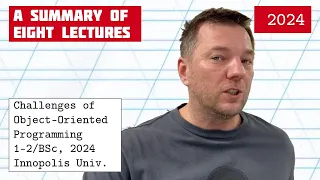 PainOfOOP Innopolis University 2024 8 lectures in one