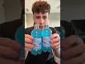 Blue double chug challenge
