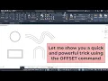 A quick tip on using the OFFSET command