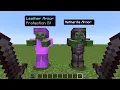 protection IV leather armor vs netherite armor