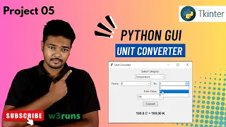 Build a Complete Unit Converter App using Python Tkinter Step-by-Step Tutorial