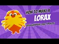 Lorax Handprint Craft