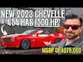 The New 2023 Chevy Chevelle 454 has 1500HP and an MSRP of 275 000