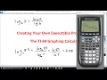Creating Your Own Executable Program With The TI 84 Graphing Calculator