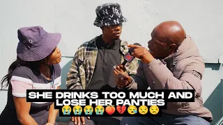 She drinks too much and lose her Panties💔💔