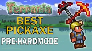 FASTEST MINING SPEED Best Pickaxe Pre-Hardmode Terraria